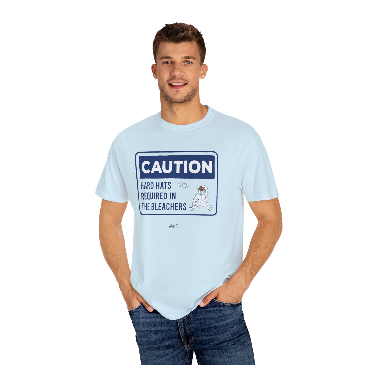 Hard Hats Required In the Bleachers T-Shirt (Comfort Colors)