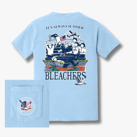 It's Always Summer In The Bleachers Comfort Colors T-Shirt